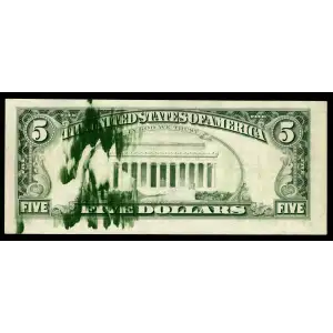 $5 1981-A.  Small Size $5 Federal Reserve Notes 1977-J