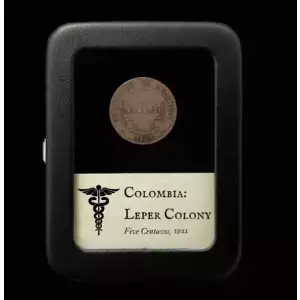 Leper Colony Coin Colombia 5 Centavos 1921