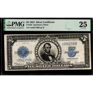$5 1923 Blue Silver Certificates 282