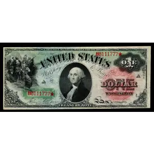 $1 1869 Large Red Legal Tender Issues 18 (2)