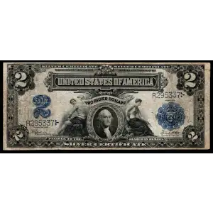 $2 1899 Blue Silver Certificates 258 (2)
