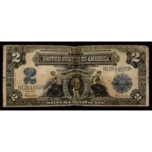 $2 1899 Blue Silver Certificates 256