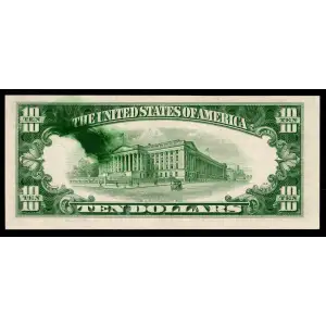 $10 1950-A.  Small Size $10 Federal Reserve Notes 2011-E