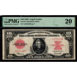 $10  Small Red, scalloped Legal Tender Issues 123 (2)