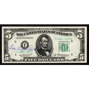 1950-B. $5 F60841905B