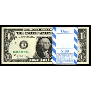 $1 2017A Green seal. Small Size $1 Federal Reserve Notes 3006B*