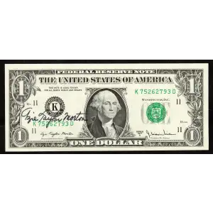 1977-A. $1 K75262793D