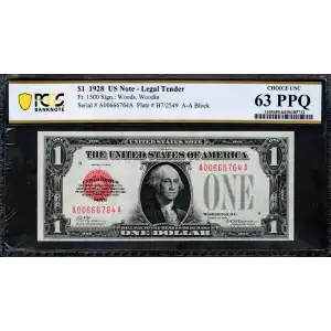 $1 1928 Legal Tender, Fr. 1500