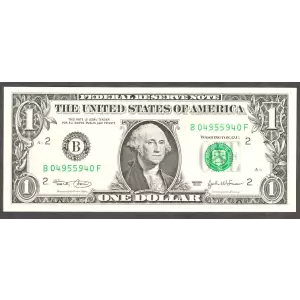 $1 2003 Green seal. Small Size $1 Federal Reserve Notes 1928-B