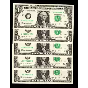 $1 2003-A. Green seal. Small Size $1 Federal Reserve Notes 1930-L