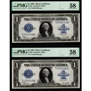 $1 1923 Blue Silver Certificates 237
