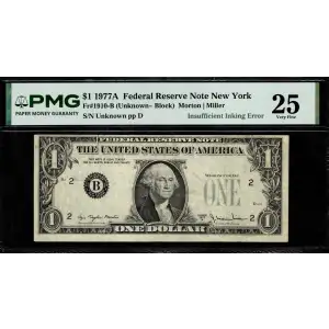 1977-A. $1 unknown PMG 25