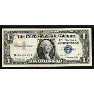 $1 1957-A blue seal. Small Silver Certificates 1620