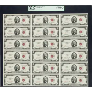 $2 1953 red seal. Small Legal Tender Notes 1509