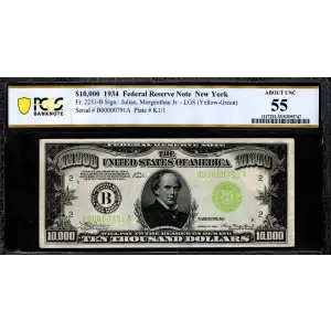 $10,000 1934  High Denomination Notes 2231-B