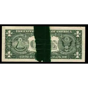 $1 1977 Green seal. Small Size $1 Federal Reserve Notes 1909-J