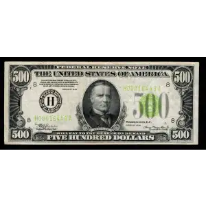 $500 1934  High Denomination Notes 2201-H
