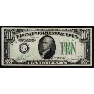 $10 1934-A.  Small Size $10 Federal Reserve Notes 2006-G (2)