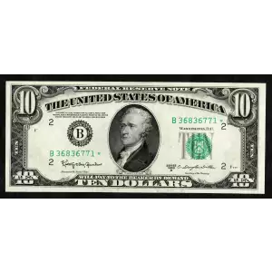 $10 1950-D.  Small Size $10 Federal Reserve Notes 2014-B*