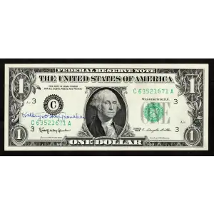 1963 $1 C63521671A