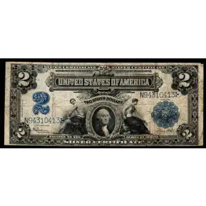 $2 1899 Blue Silver Certificates 258