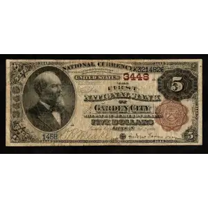 $5  Brown Seal and Brown Back Second Charter Period 469