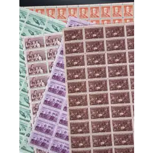 $1000 Face Mixed Postage Stamp Sheets US @ 60% (3)