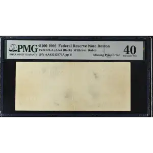 $100 1996  Small Size $100 Federal Reserve Notes 2175-A