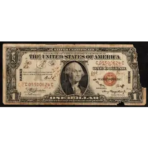 $1 1935-A brown seal Emergency Notes Issued During WW2 2300 - Executive ...